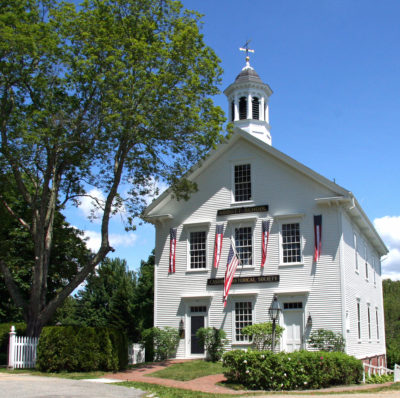 The Abbott School at 17 School Street. Primary exhibits are housed here.