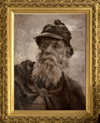 Imagined likeness of Baron St. Castin as portrayed by artist W.H. Low. Courtesy of Witherle Memorial Library.