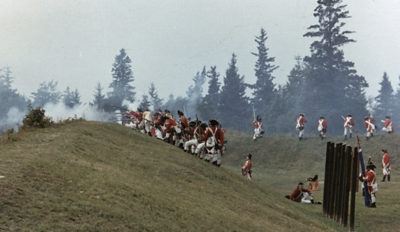 July 1979 reenactment of July 1779 battles between British and Americans. Gardiner Gregory, photographer