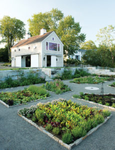 This beautiful Castine garden was designed by famed Boothbay landscape architect Bruce Ridell, whose work includes several of the landscapes at Coastal Maine Botanical Gardens. Photo courtesy of Down East Magazine.