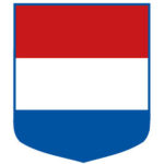 The Dutch Flag, as represented by the Castine Historical Society logo