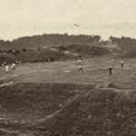 Baseball game at Fort George c. 1890. A.H. Folsom, photographer