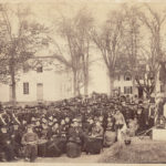 Dedication of Civil War Soldiers and Sailors Monument on Castine Town Common in 1886