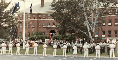 Ceremony at Maine Maritime Academy