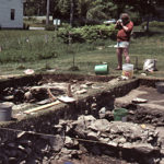 Fort Pentagoet excavation, 1982