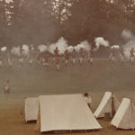 July 1979 reenactment of July 1779 battles between British and Americans. Gardiner Gregory, photographer.