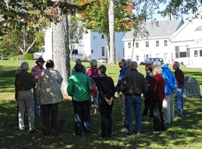 A Walking Tour on the town common.
