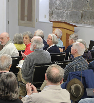 Lynn Parsons speaks at the 2014 Annual Meeting