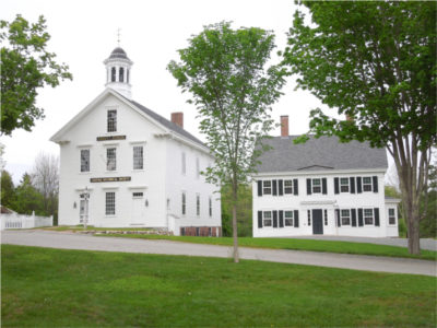 The Castine Historical Society's Abbott School and Grindle House. Photo by Loi Thai.
